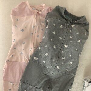 2 Happiest Baby Sleepea Swaddles Size Medium